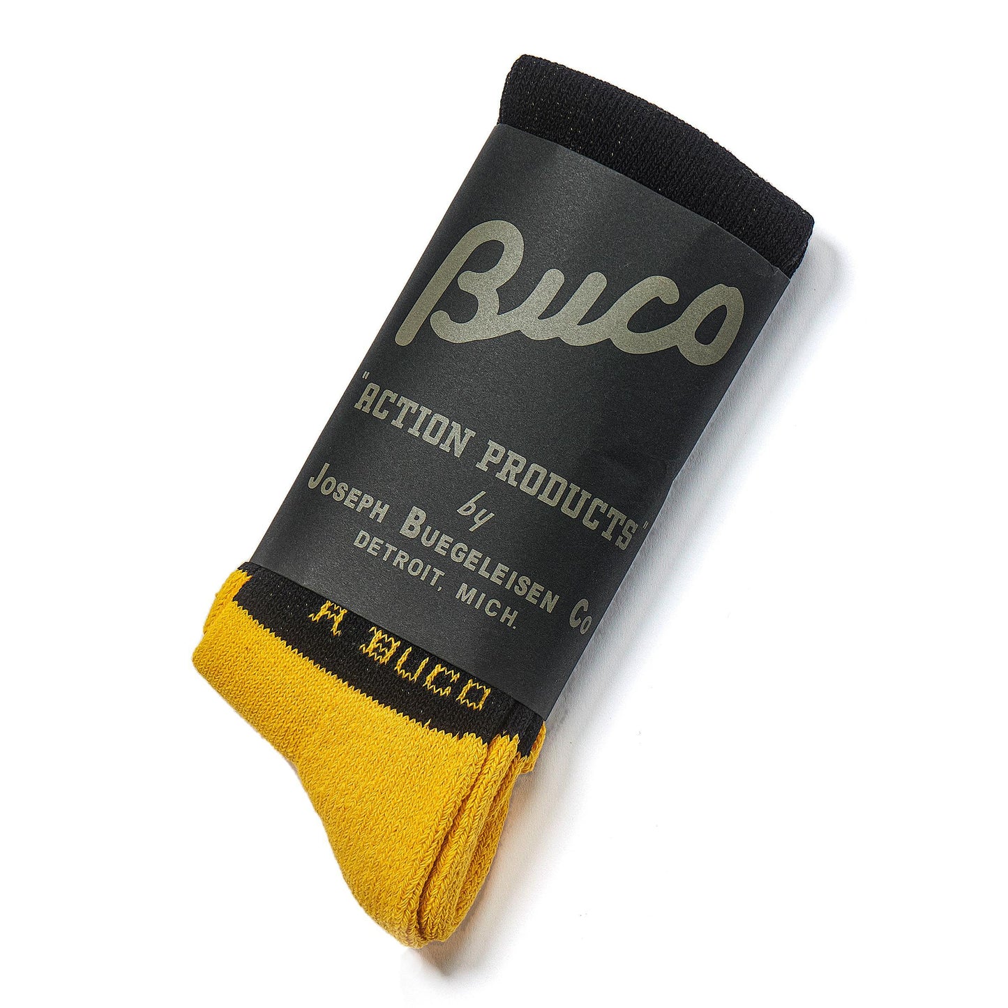 Buco Striped Socks Yellow