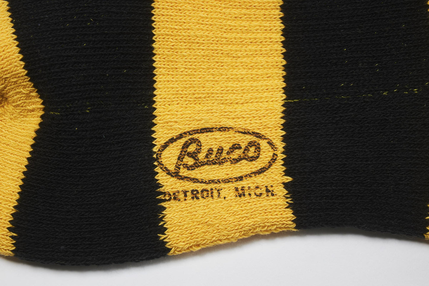 Buco Striped Socks Yellow