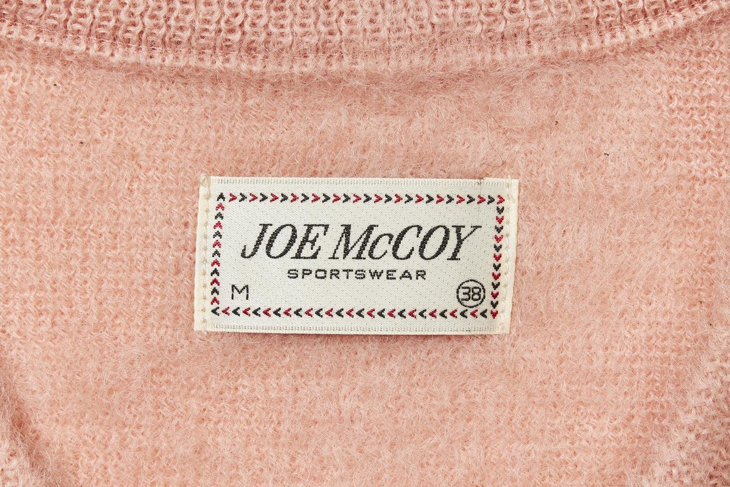 JM Mohair V-Neck Pink