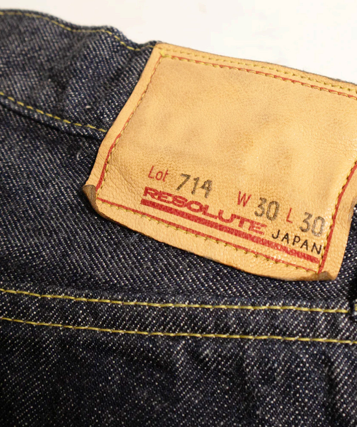 714 denim pants RESOLUTE