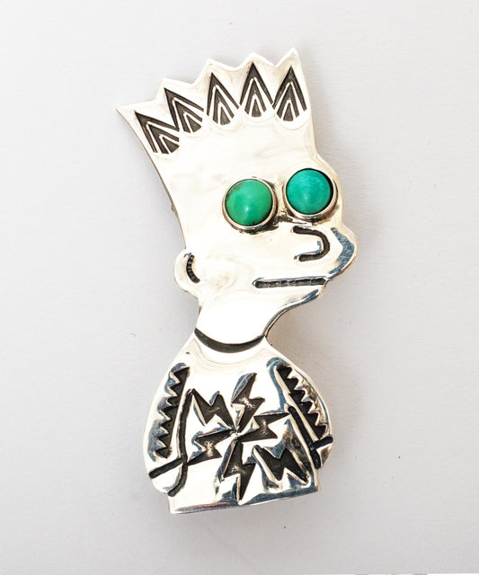 Pin Bart Turquoise 