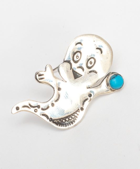 Turquoise Ghost Pin