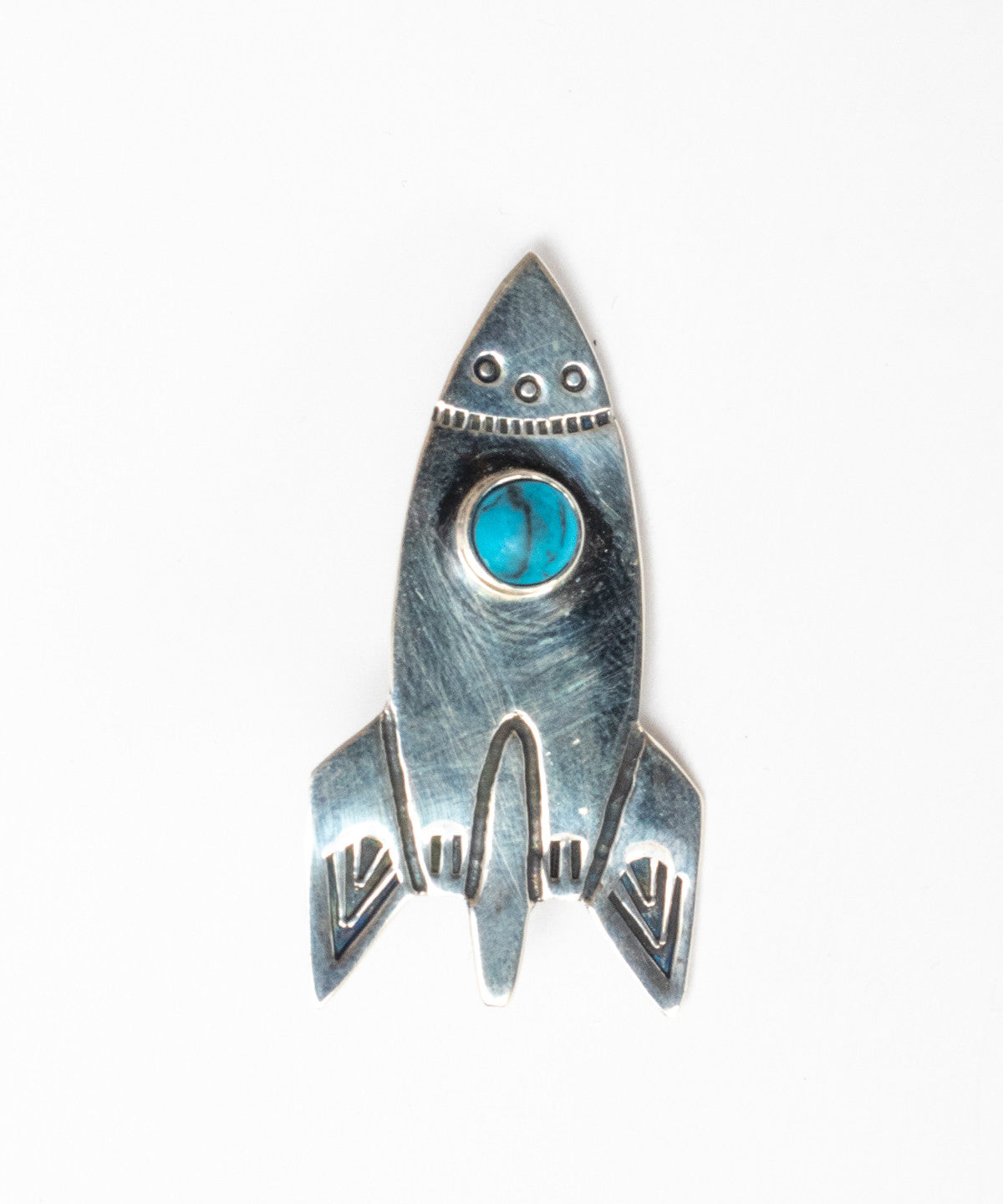 Pin Rocket Turquoise