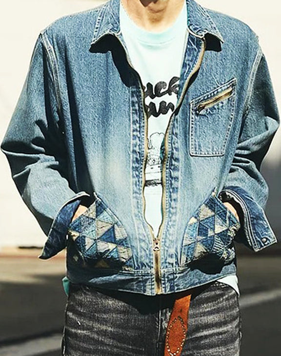 Patchwork Denim Jacket rider