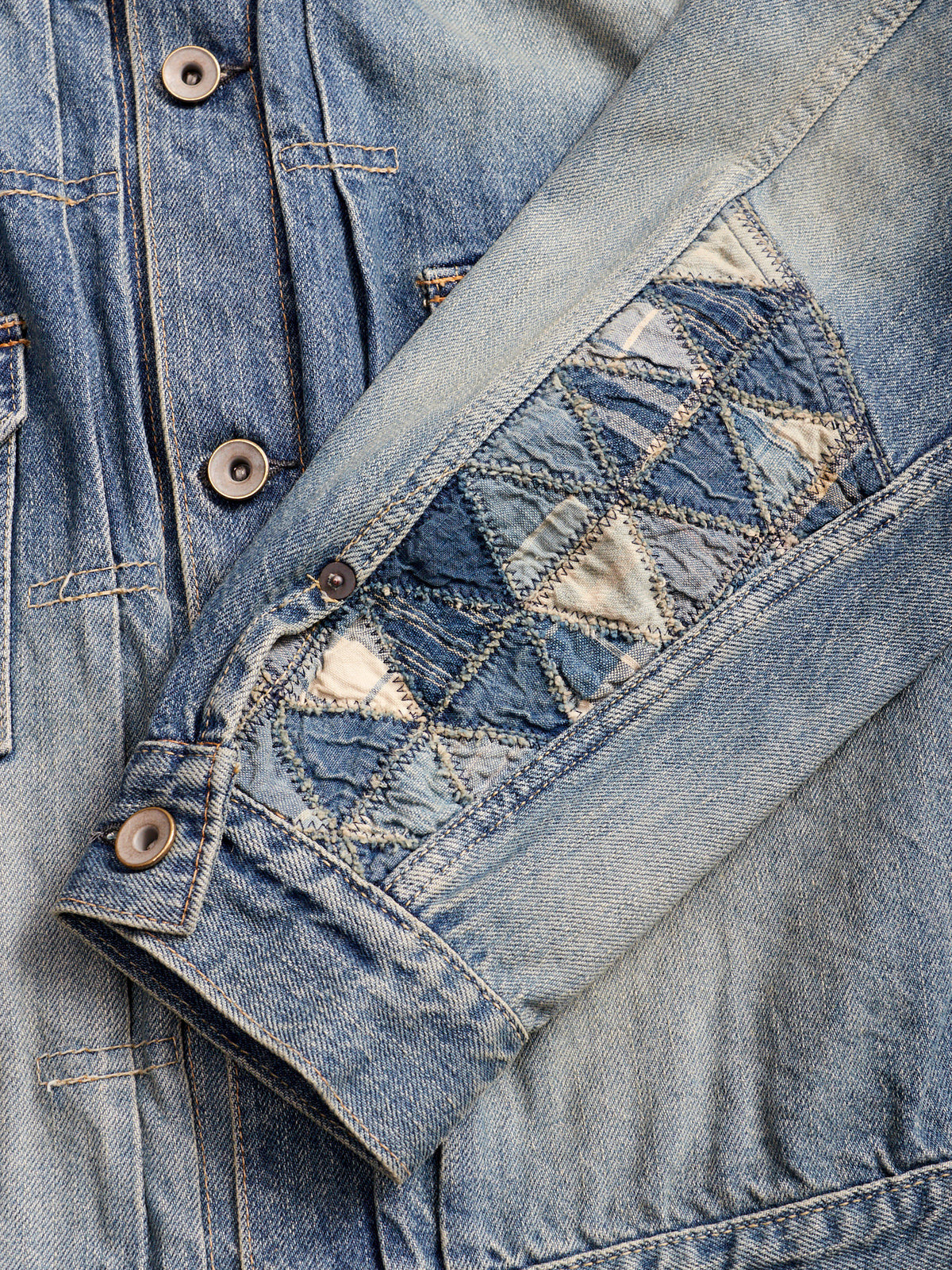 Patchwork Denim Jacket Type 2