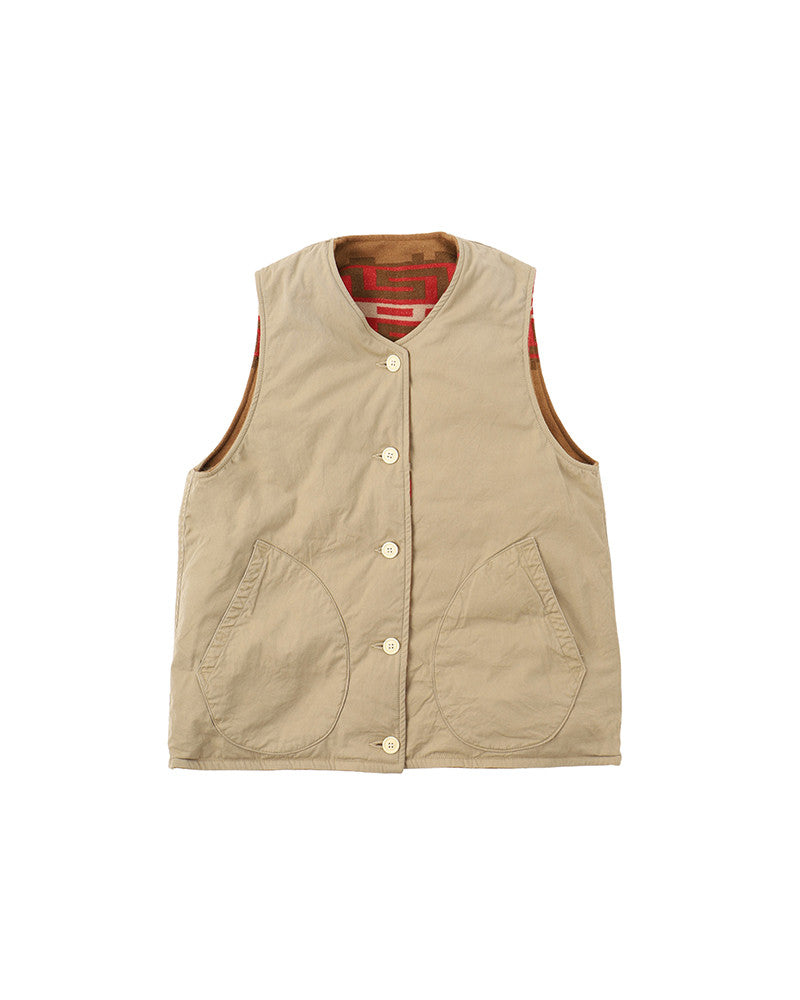 KORA Down Vest Brown