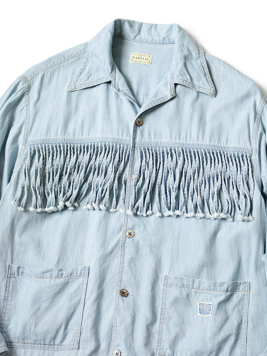 Denim Fringe Shirt