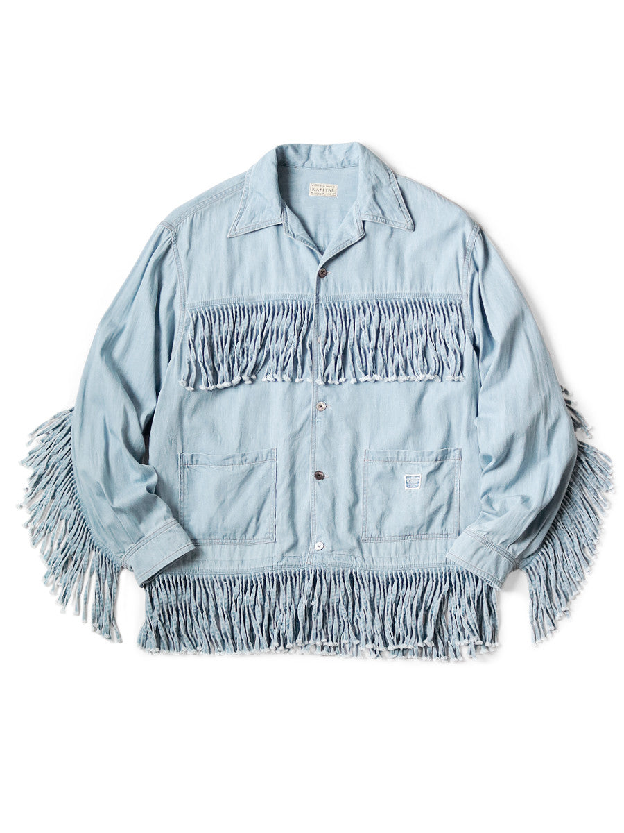 Denim Fringe Shirt