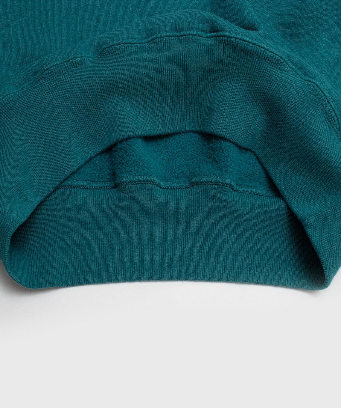 Turquoise Loop Wheel Sweat