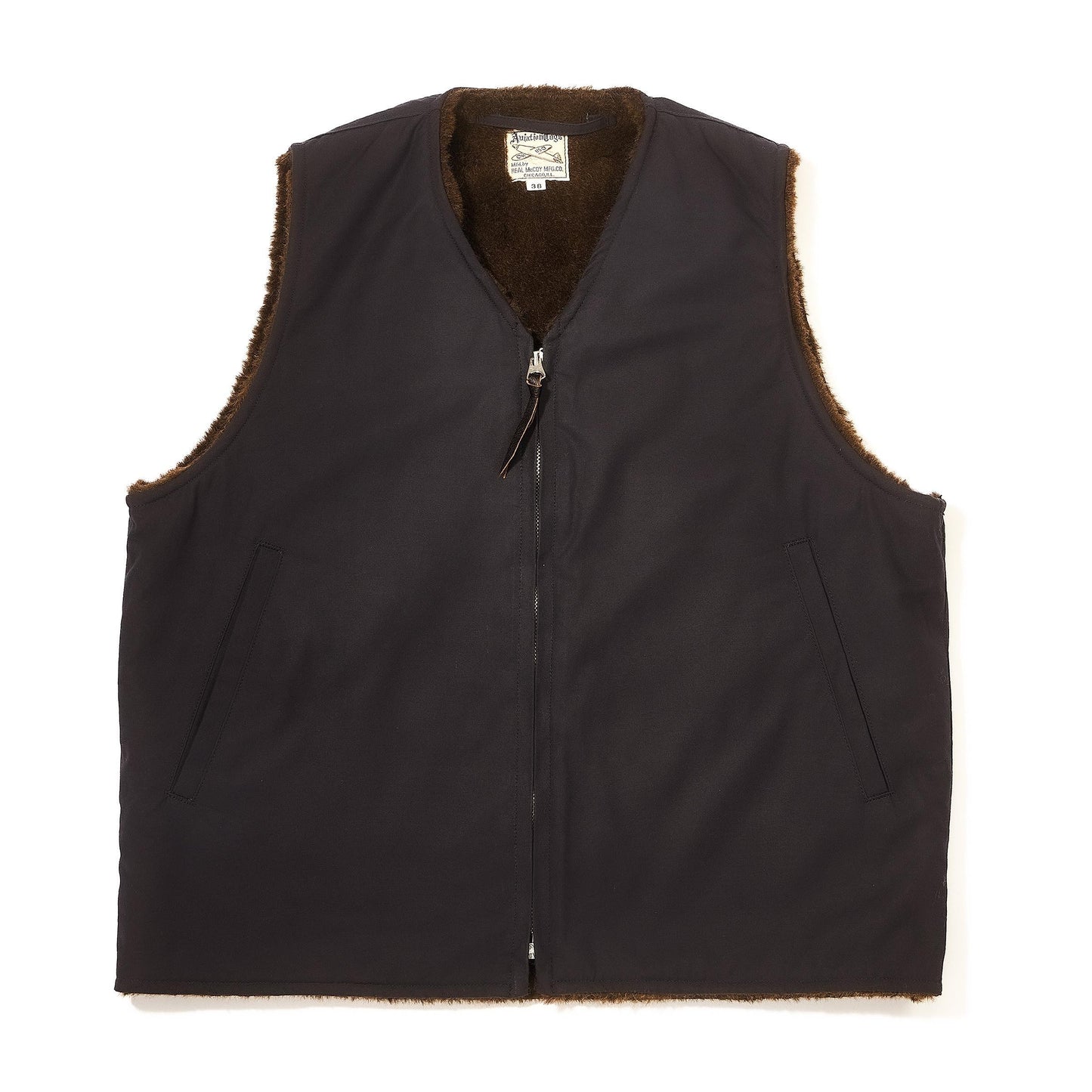 USN Alpaca Vest Navy