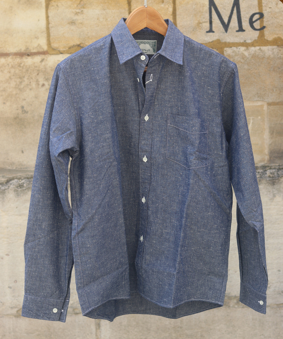 Poplin Indigo Shirt