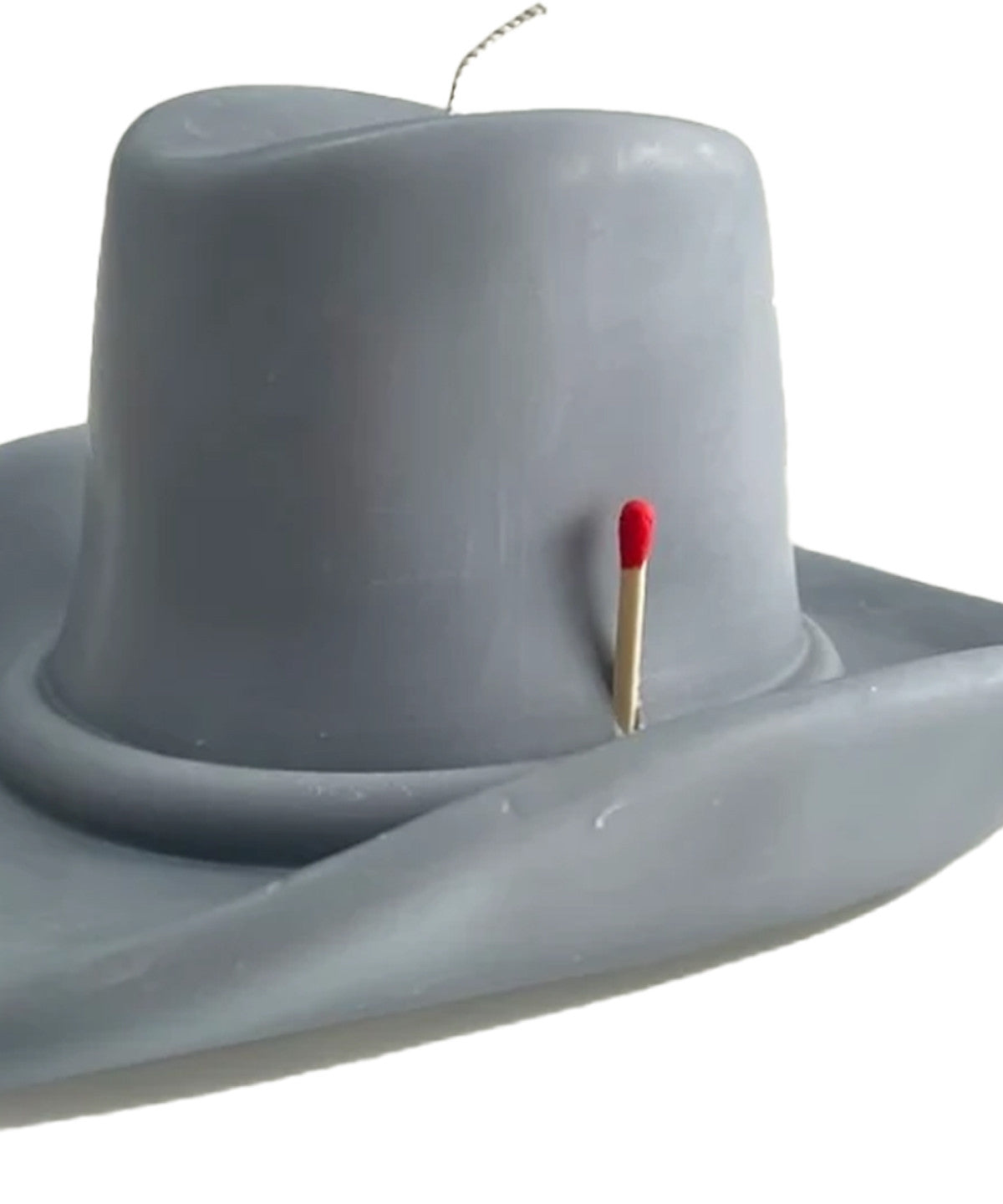 Cowboy hat Candle Denim