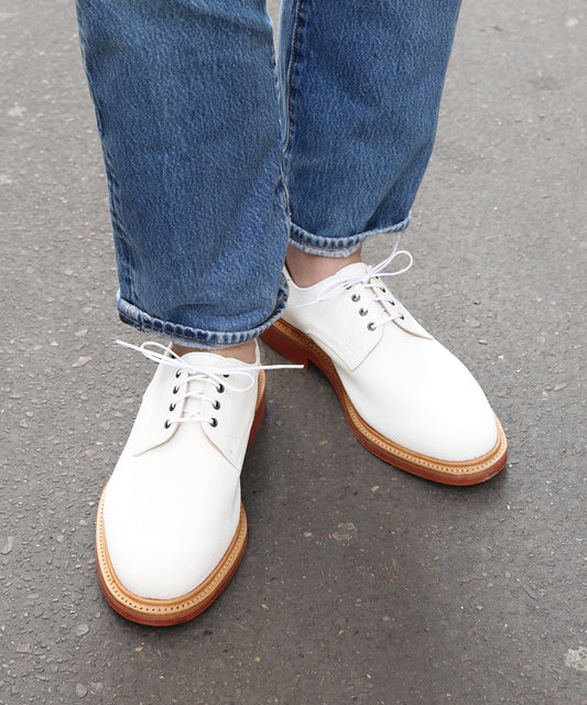 Suede Buck White