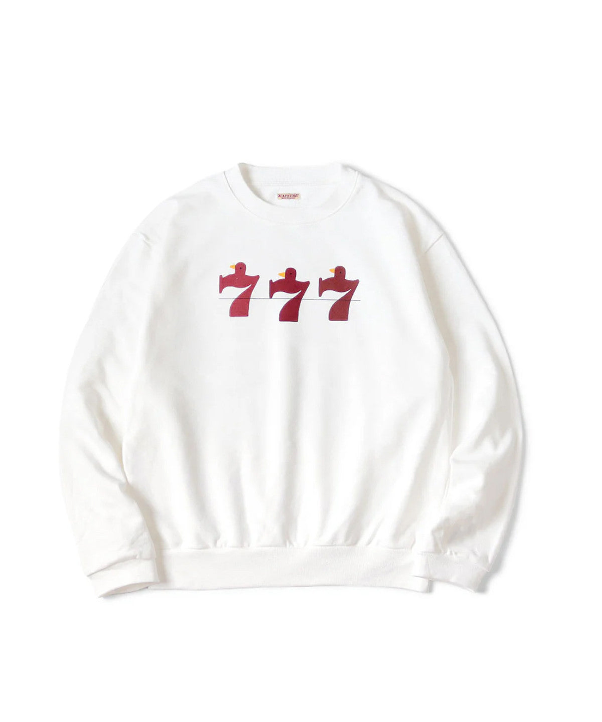 LUCKY Bird White Sweatshirt