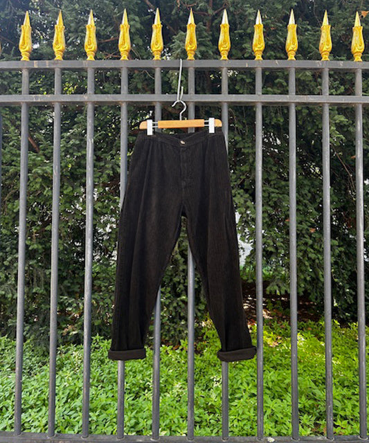 Cool Corduroy Pants Black