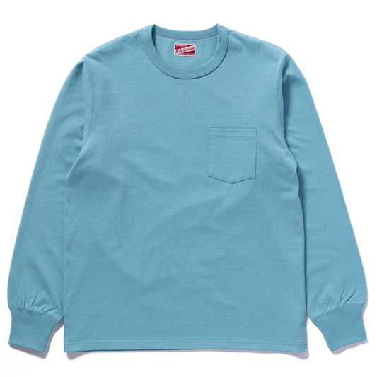 Pocket Tee LS Blue