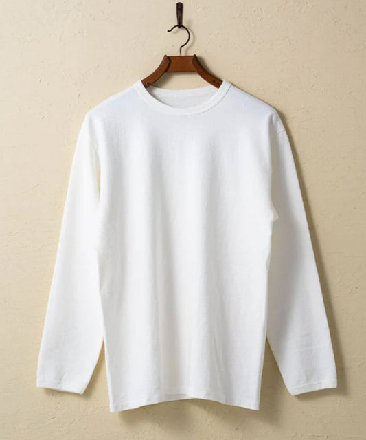9.5oz Long Sleeve Tee White