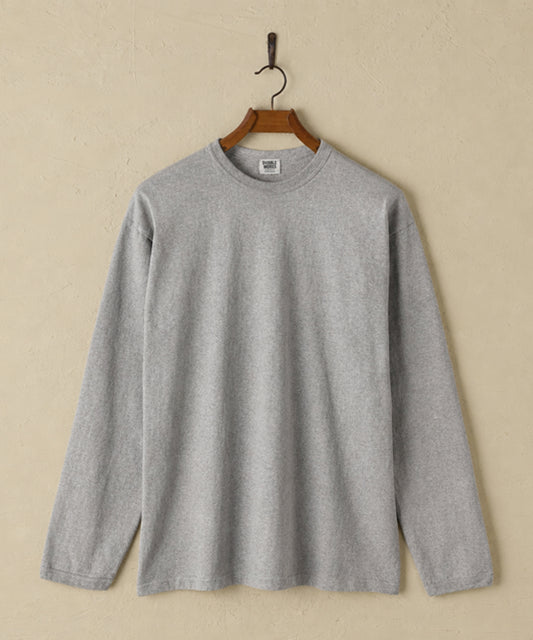 9.5oz Long Sleeve Tee Grey