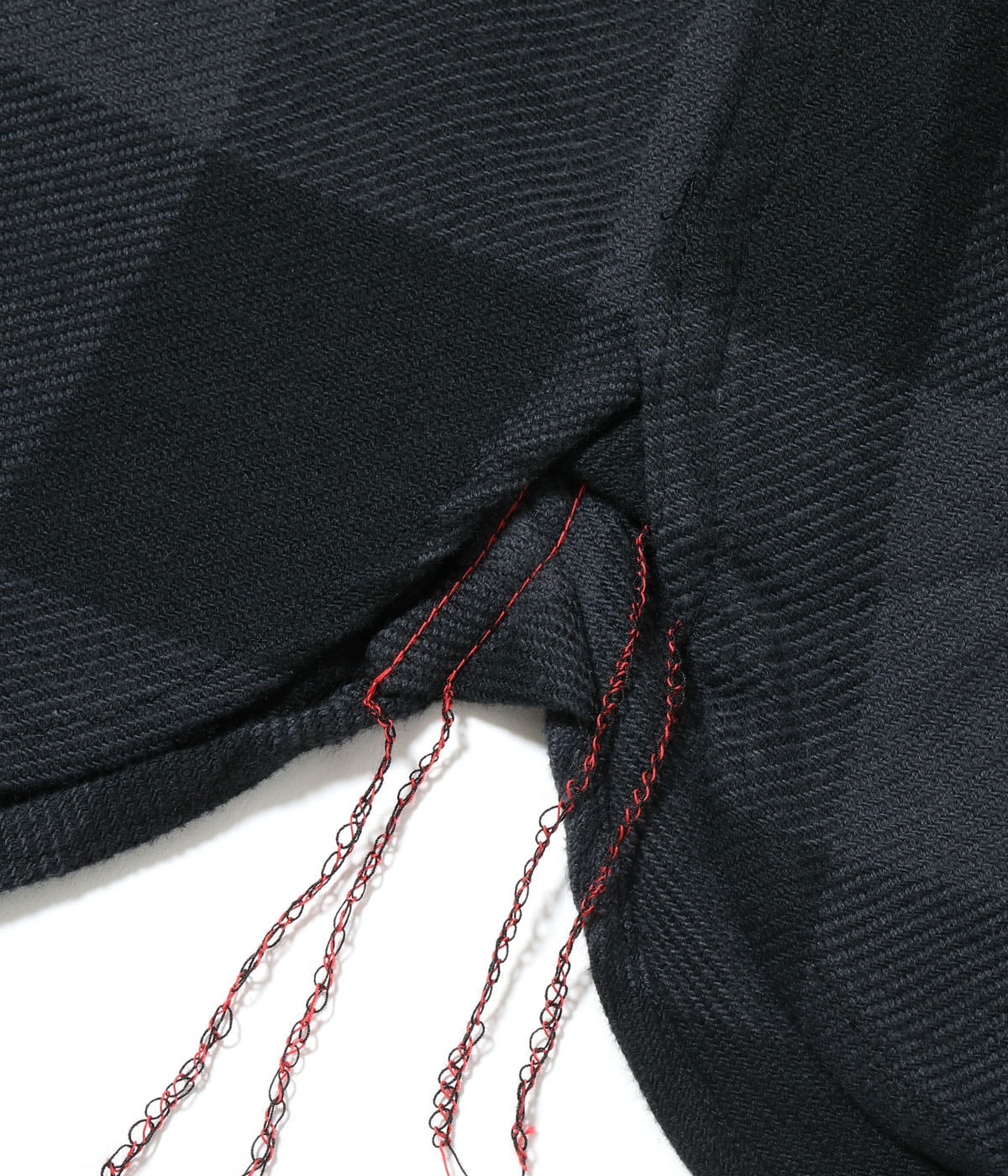 Twill Check Work Shirt Black