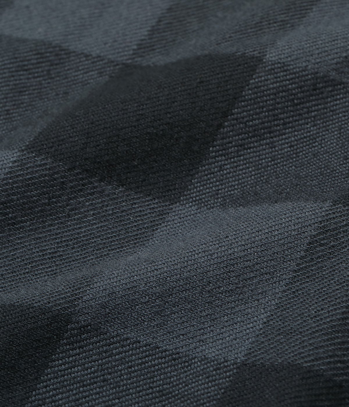 Twill Check Work Shirt Black