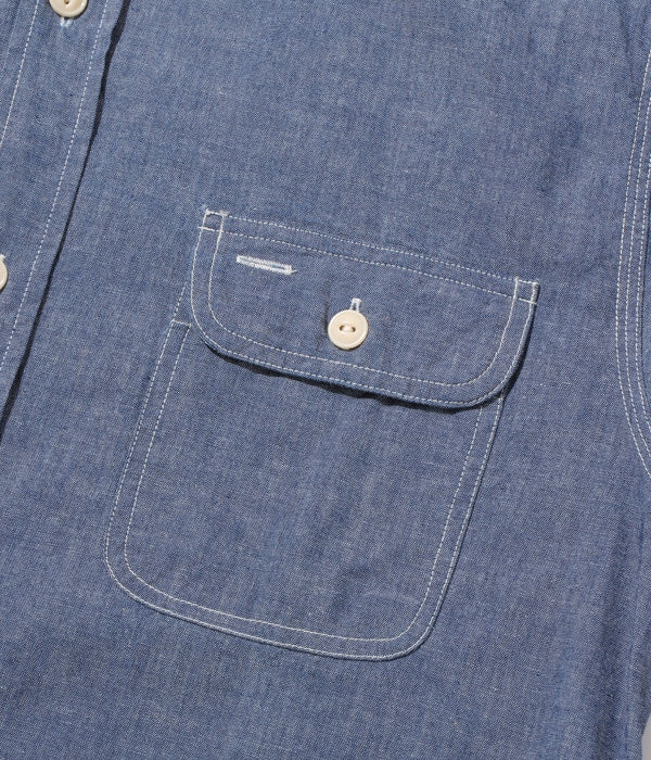 Blue Chambray Work Shirt