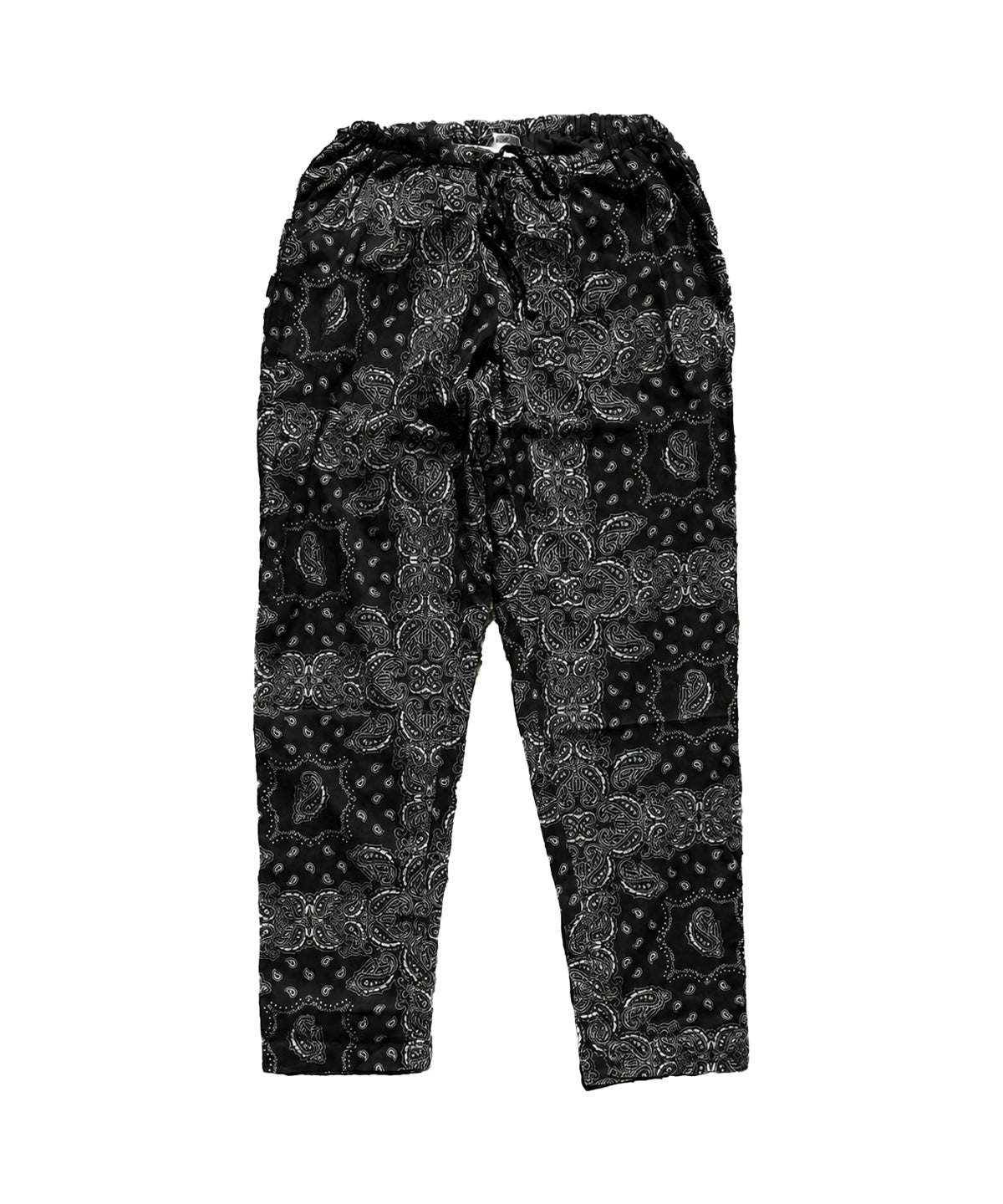 Print Bandana Pants Black