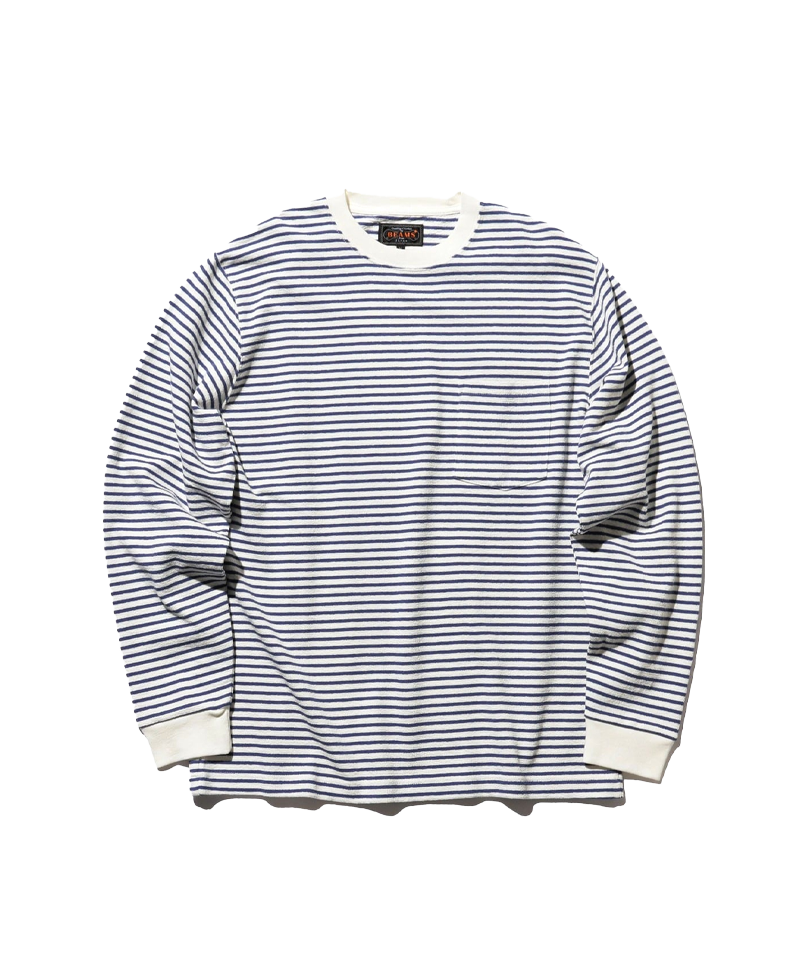 Pocket Tee Stripe White