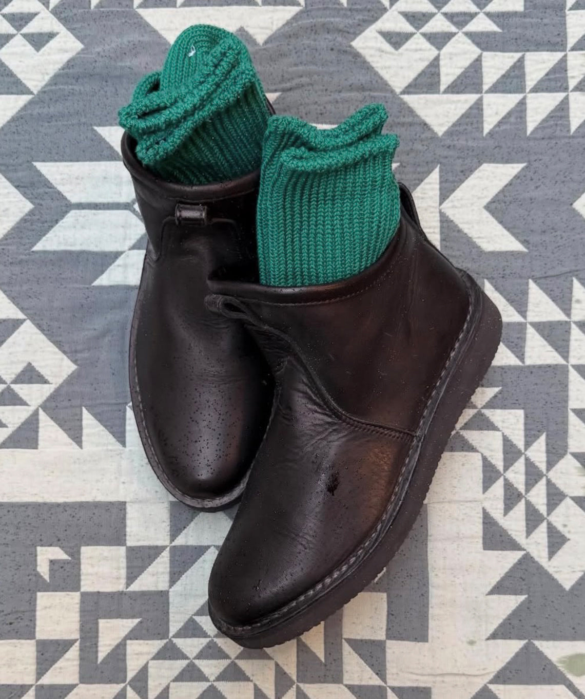Swift Boots Black Leather