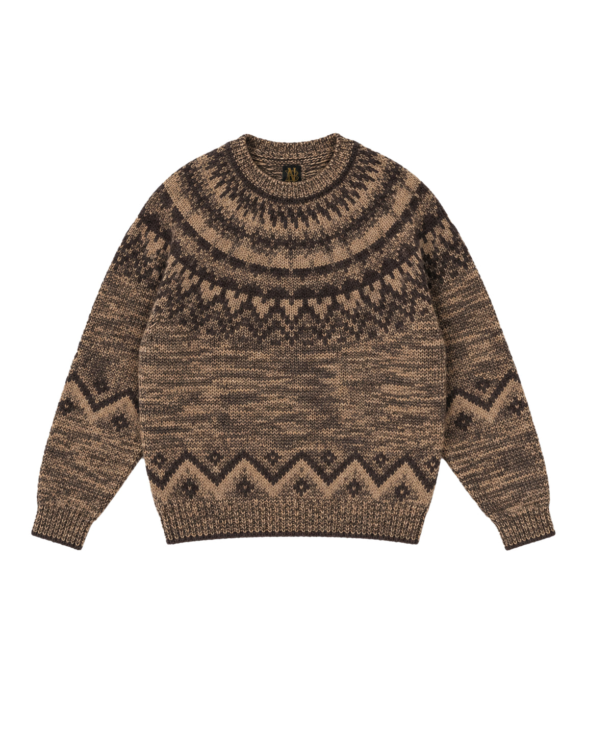 Nordic Crew Neck Brown