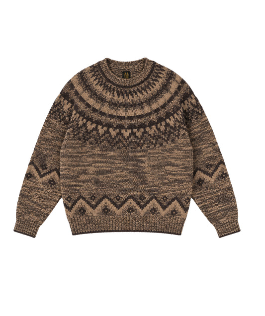 Nordic Crew Neck Brown