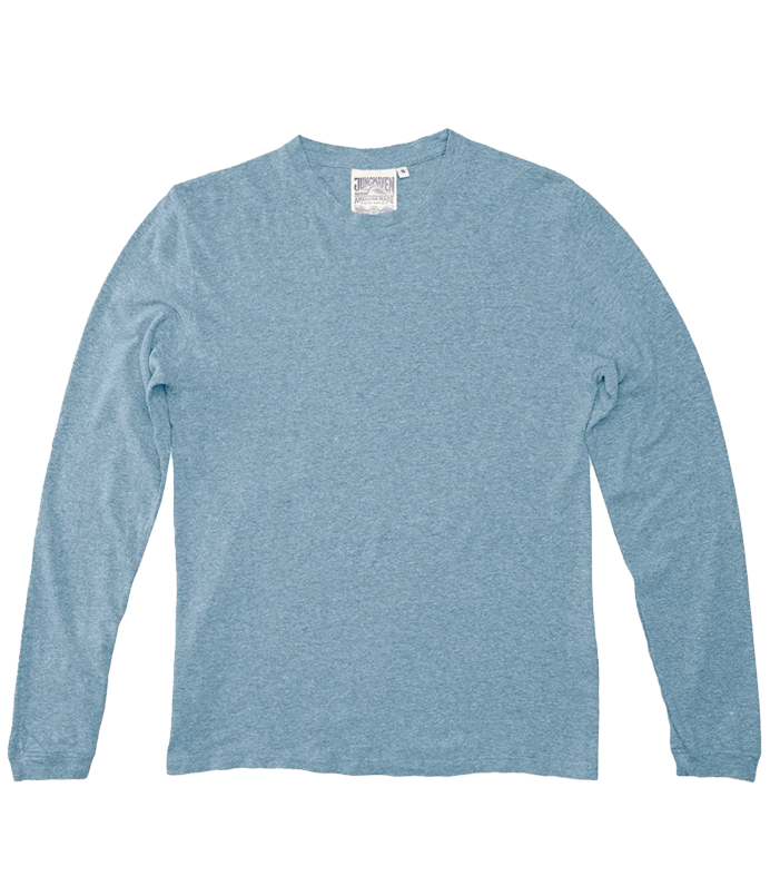 Jung LS Tee heather Blue