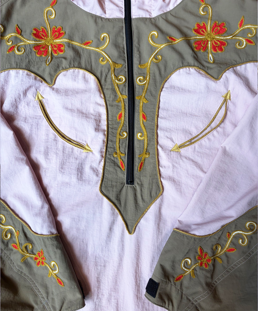 Cactus Flower Parka Pink