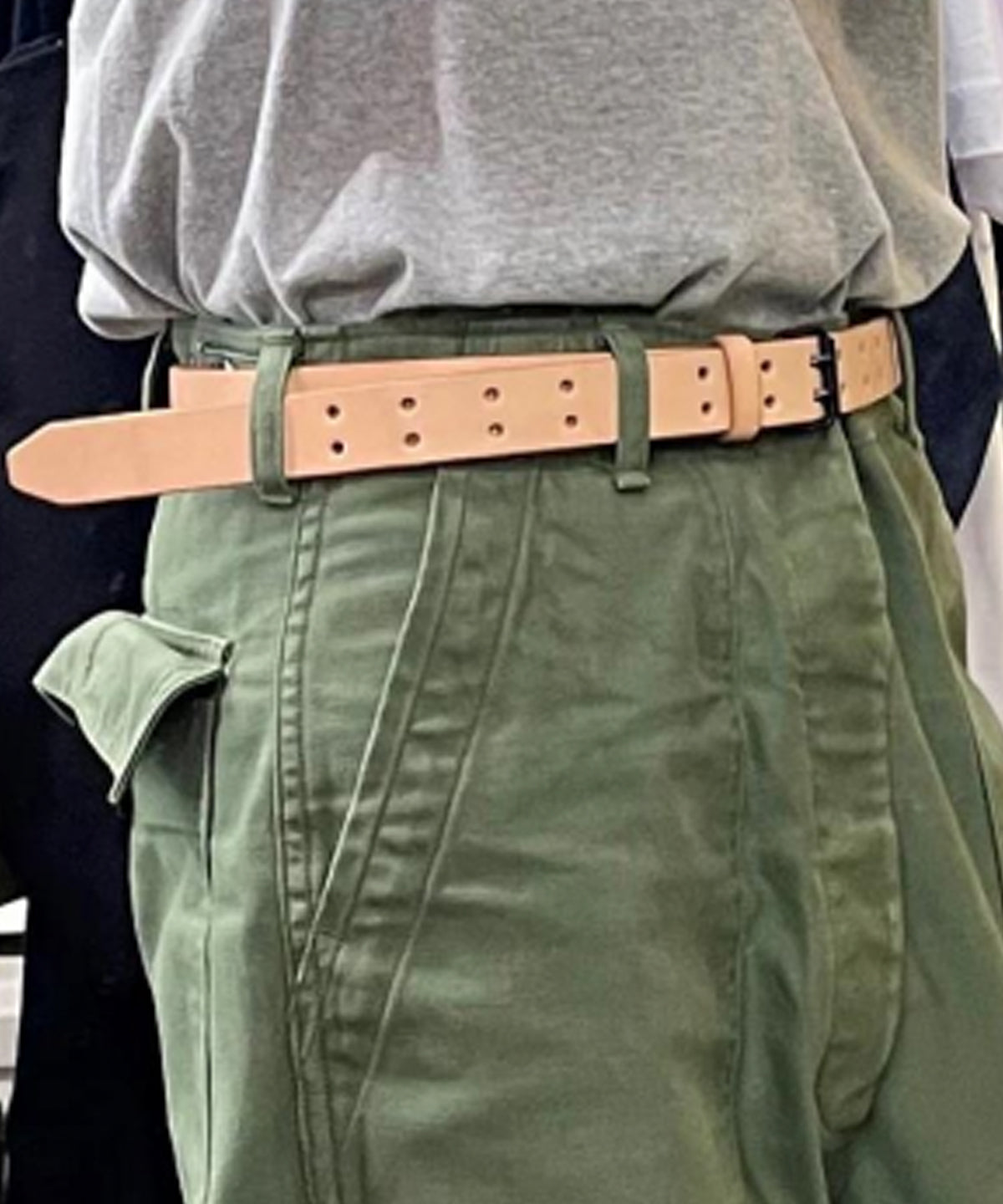 French Army Narrow Belt Tan