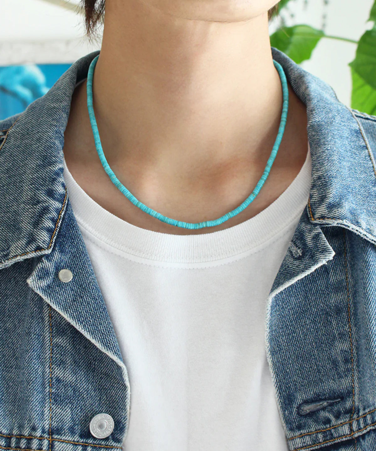 Heishi Turquoise Necklace