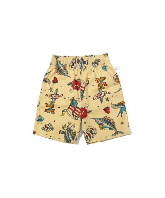 Cookman Chef Shorts Old Tatoo