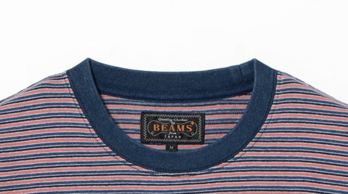 Indigo Stripe Tee Red