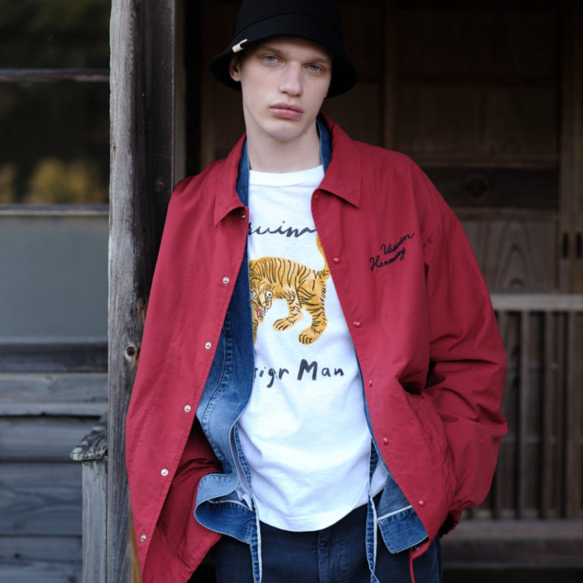 WIDFALL COACH JACKET RED