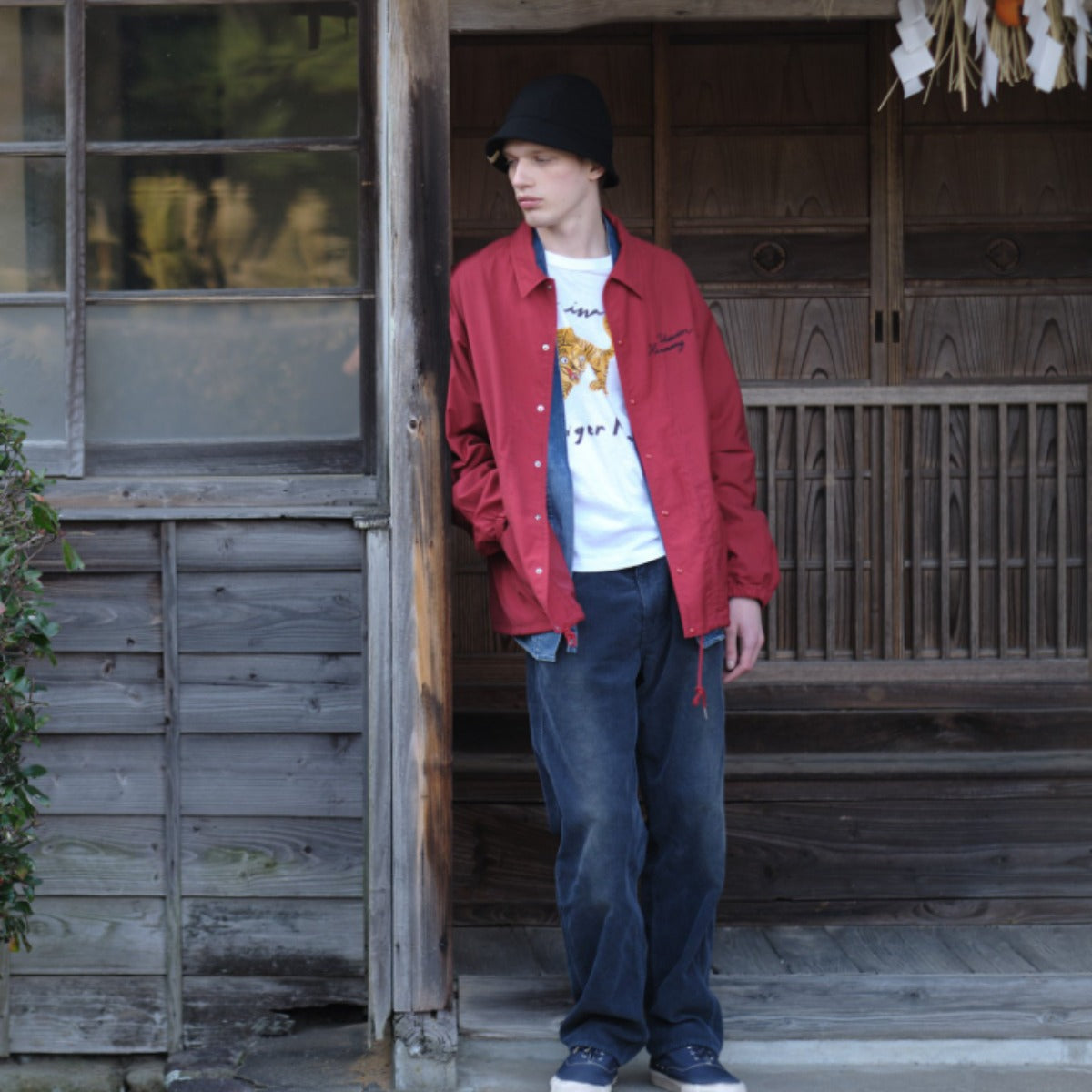 WIDFALL COACH JACKET RED