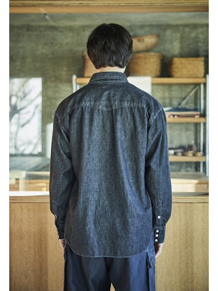 Black Denim Shirt