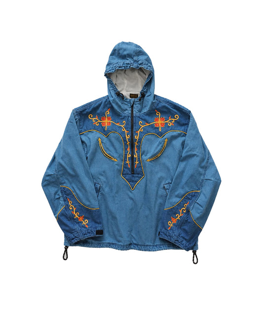 8oz Denim Cactus Flower Parka