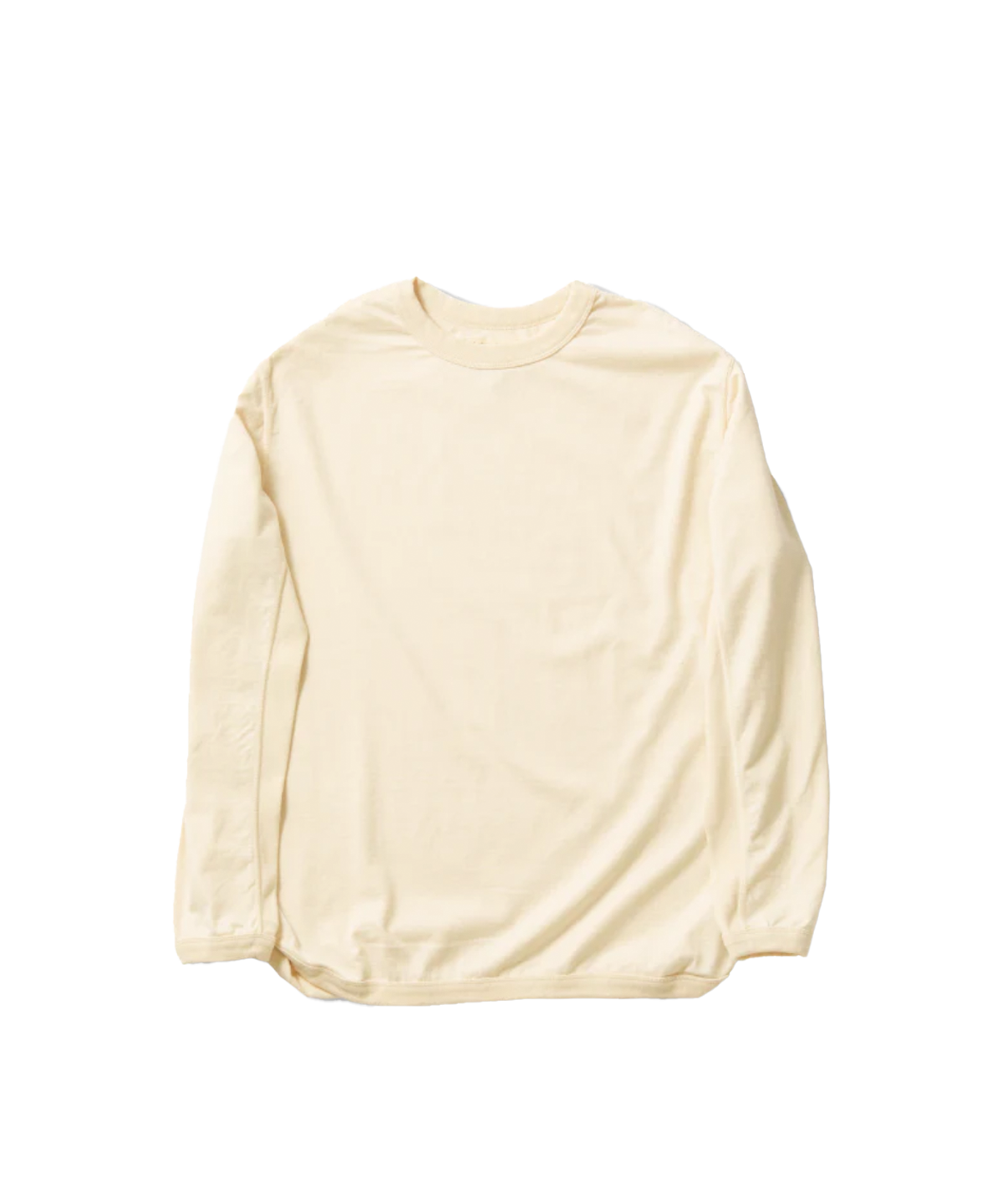 Flat Seam Longsleeve Heavyweight Ecru