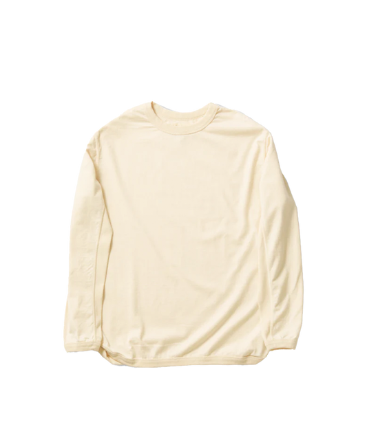 Flat Seam Longsleeve Heavyweight Ecru