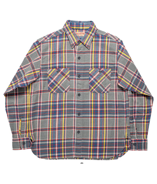 Check Work Shirt Grey