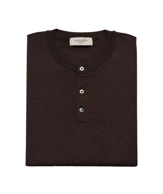 Ice cotton Henryneck Brown