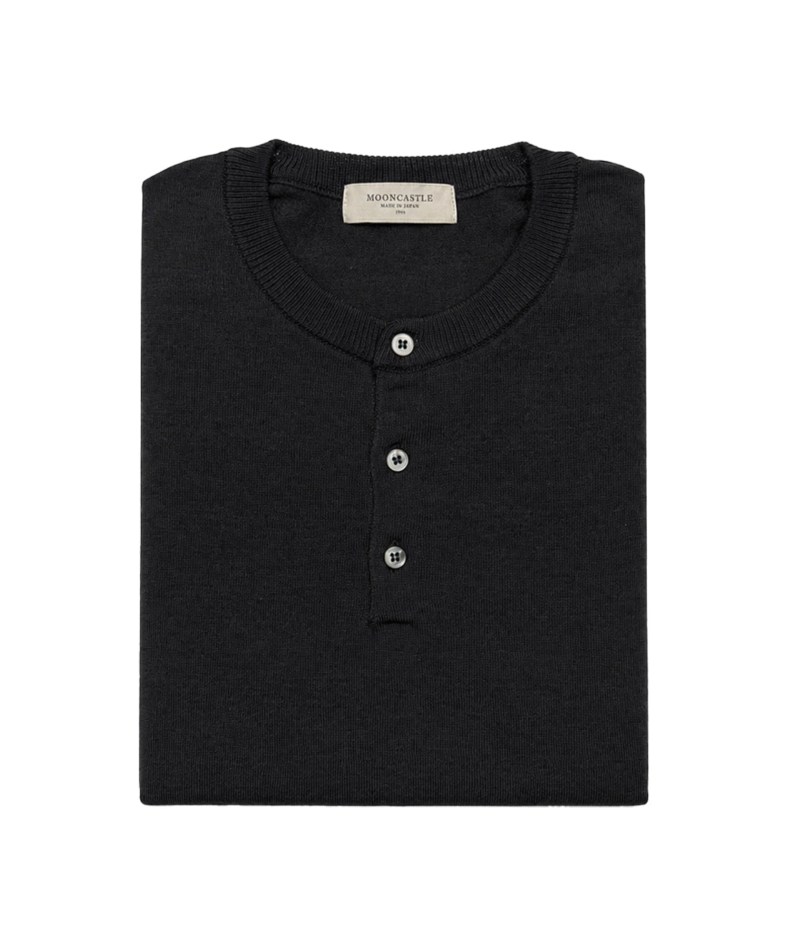 Ice cotton Henryneck Black