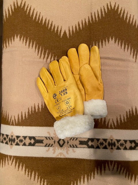 Yellow Work Gloves