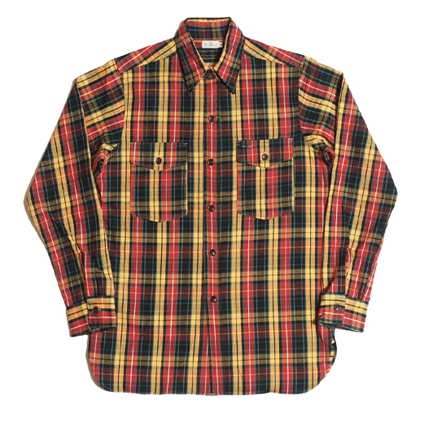 Flannel Shirt Red/Yellow F-1