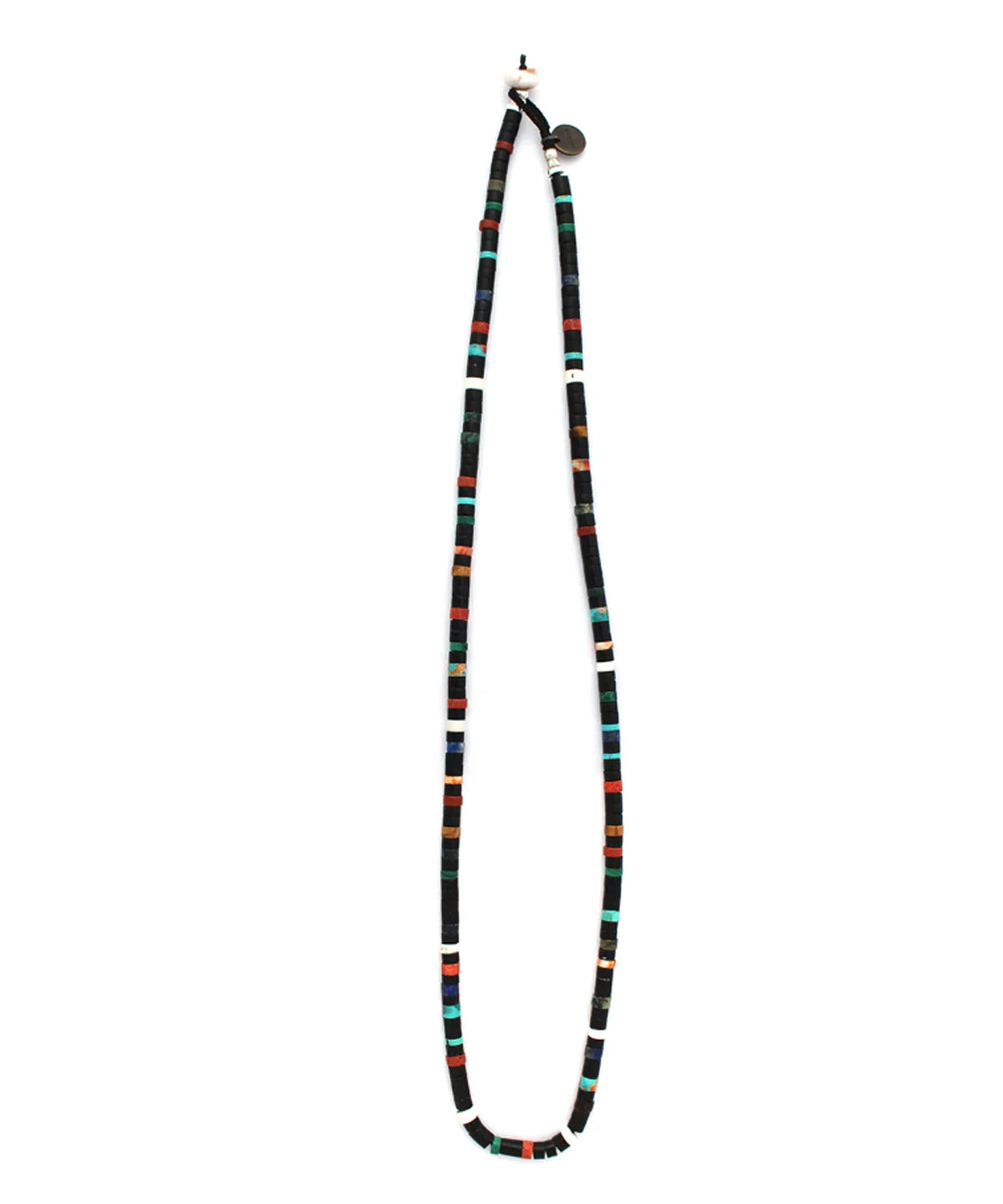 Heishi Jet Multi Necklace