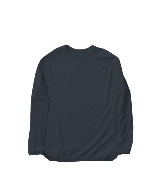 Flat Seam Longsleeve Heavyweight Ink Black