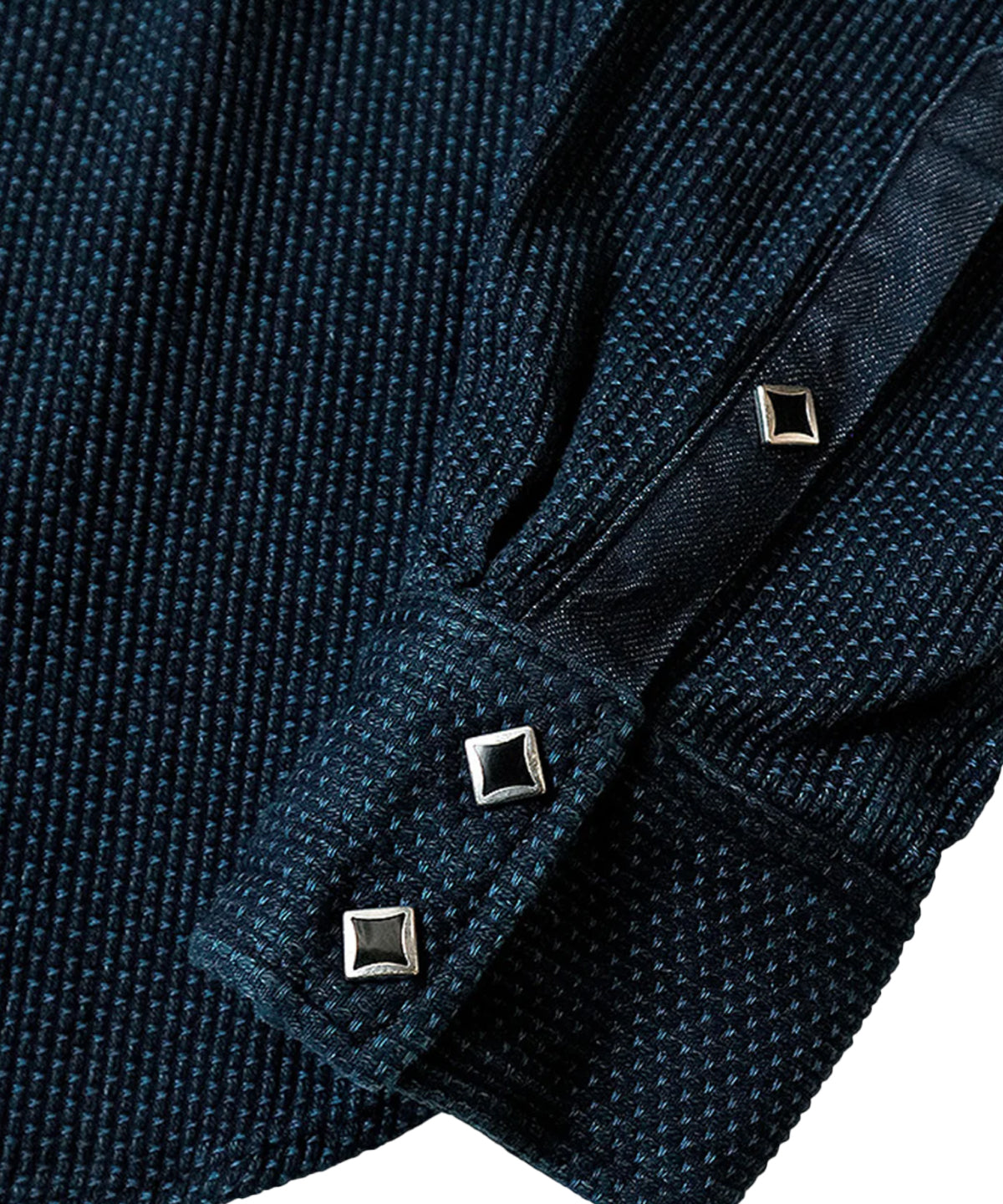 Sashiko Indigo western Shirt